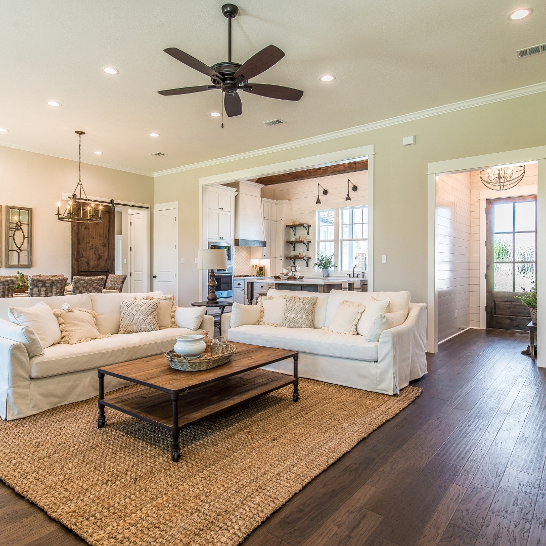 clean living room