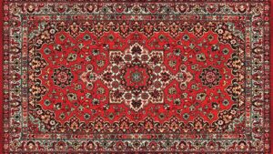 red oriental rug