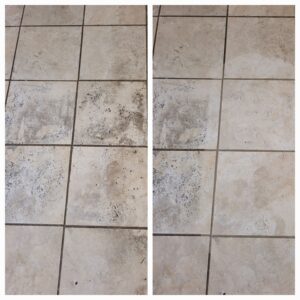 Tile & Grout Cleaning Before/After