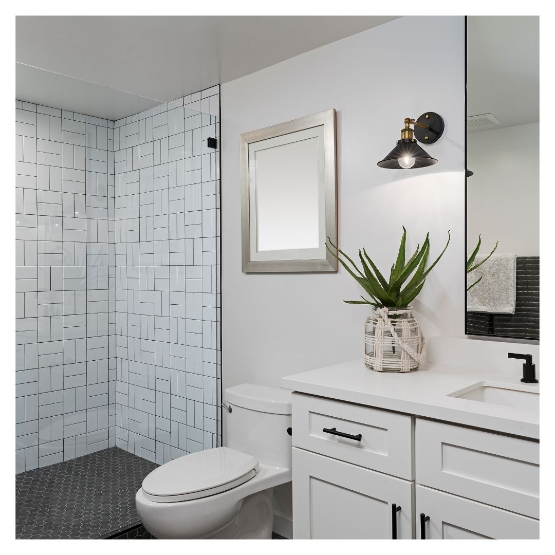 bathroom with clean tile